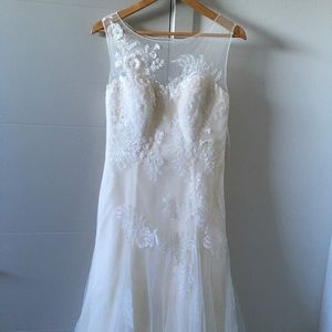 Melissa Sweet Tank Tulle Wedding Dress with Beads